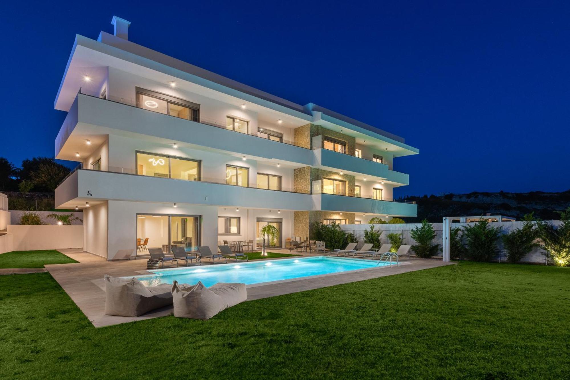 Pantheon Luxury Villas Rhodes Island Afantou Exterior photo